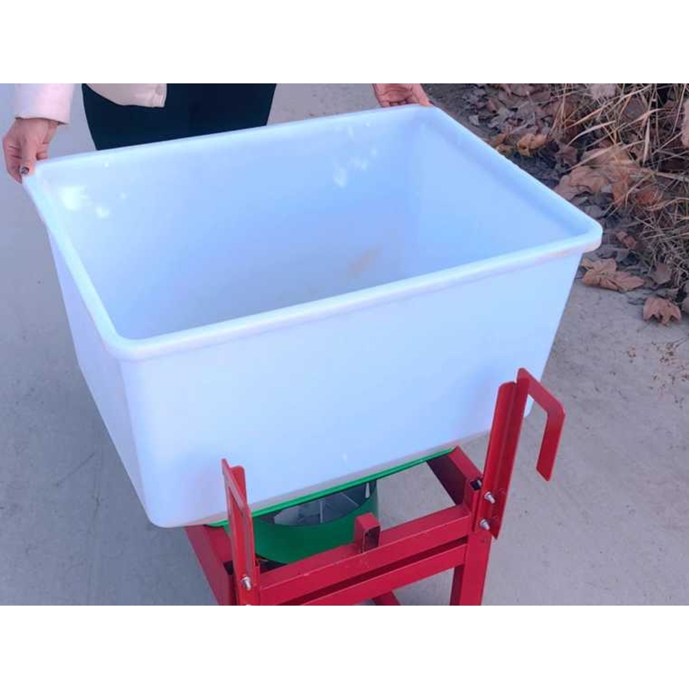 트랙터 비료 살포기 부착형 퇴비 석회 유박 분사기 전동 250W - 상품 이미지