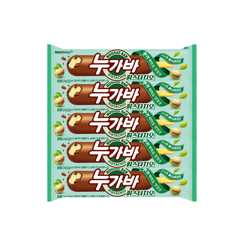 빙그레 누가바 피스타치오, 70ml, 20개 - 상품 이미지