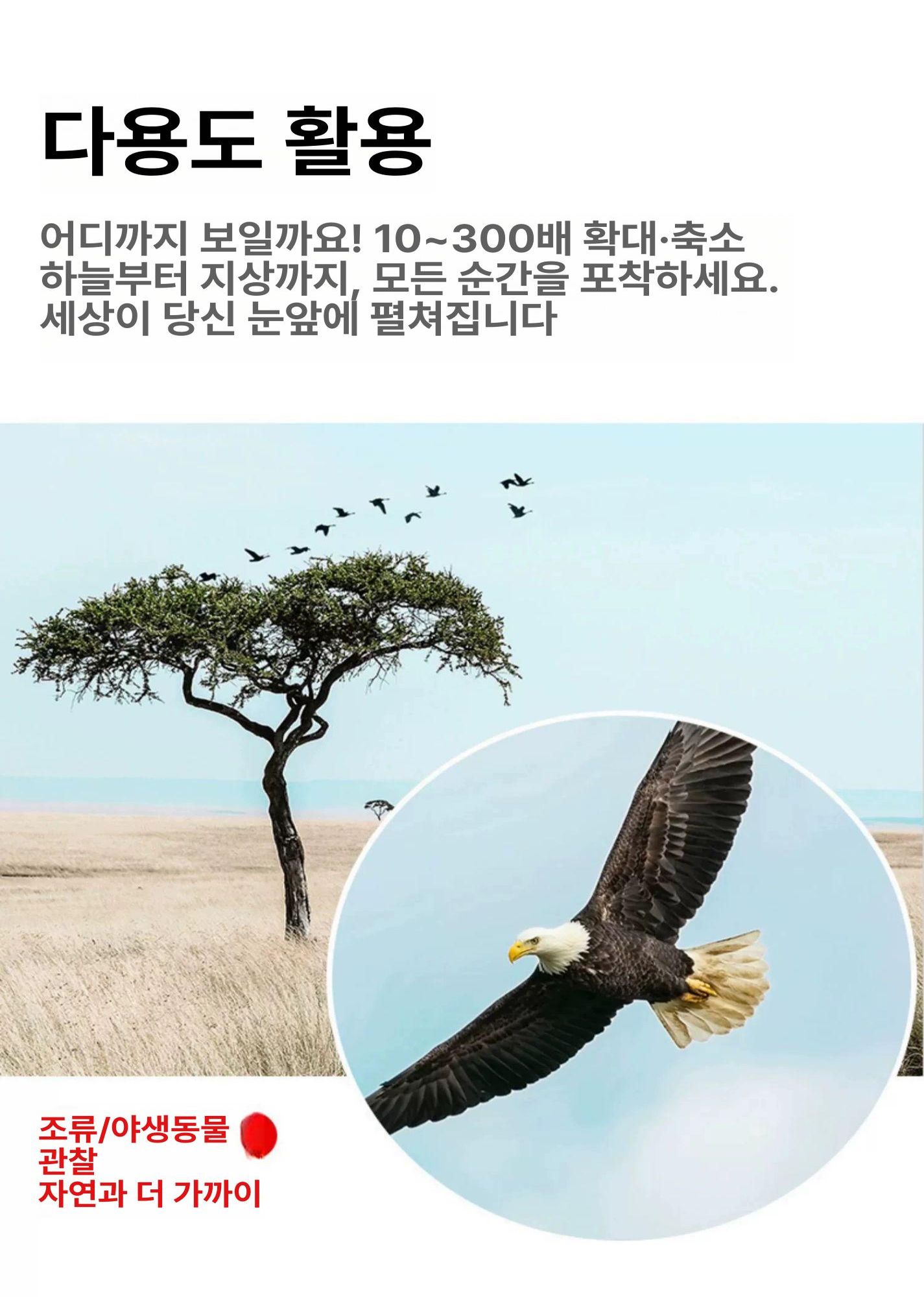 휴대폰 망원경 렌즈 고화질 고배율 관측 촬영 줌 방수 거치대 낚시 등산용 - 상세 이미지 4