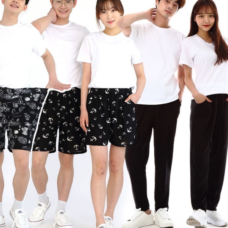 쿨바지 시원한반바지 잠옷 여름 쿨팬츠 작업복 - 상품 이미지