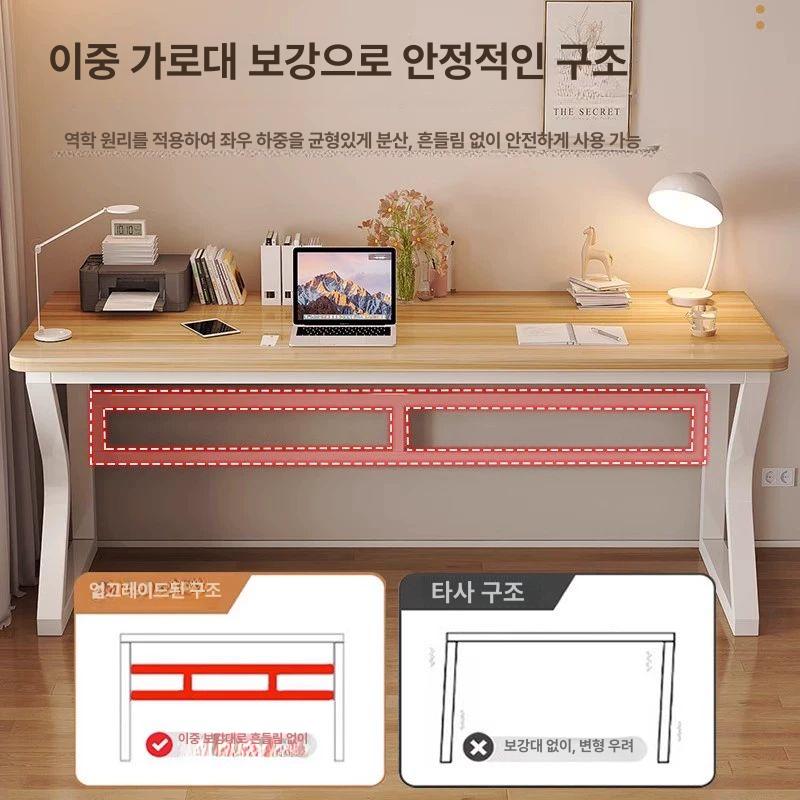 대형 게이밍 책상 1800 컴퓨터 작업 학생 사무용 데스크 높이조절 게임 셋업 - 상세 이미지 3