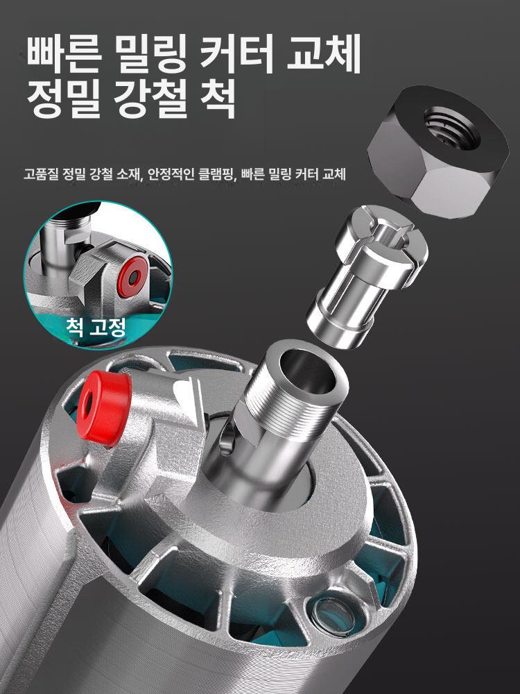 트리머 무선 밀링 라우터 목공 배터리용 목재 슬롯 루터 홈파기 도구 - 상세 이미지 4