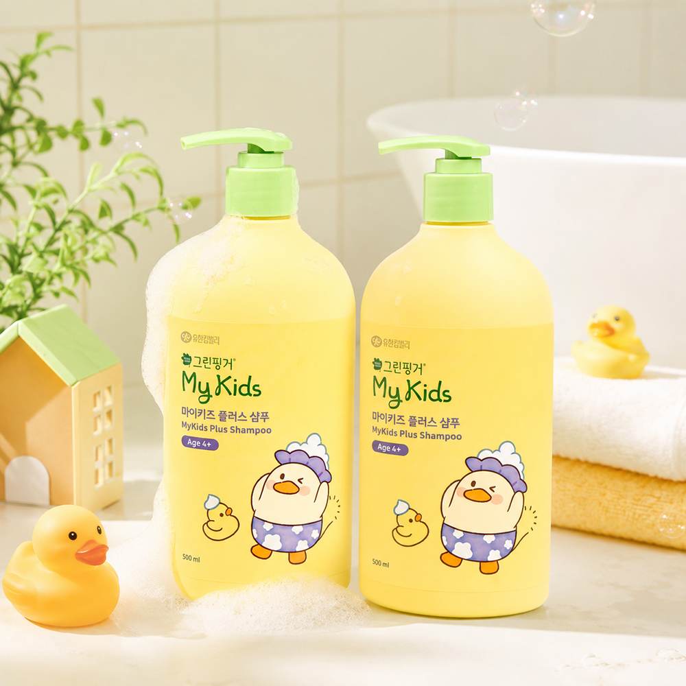 네이버 그린핑거 마이키즈 플러스 푸아 샴푸 500ml