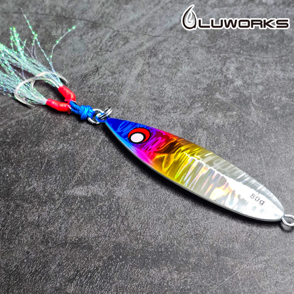 루웍스 LWJ-118 라르고 슬로우지그 참돔 갈치 농어 타이지깅 메탈지그 80g - 상세 이미지 5