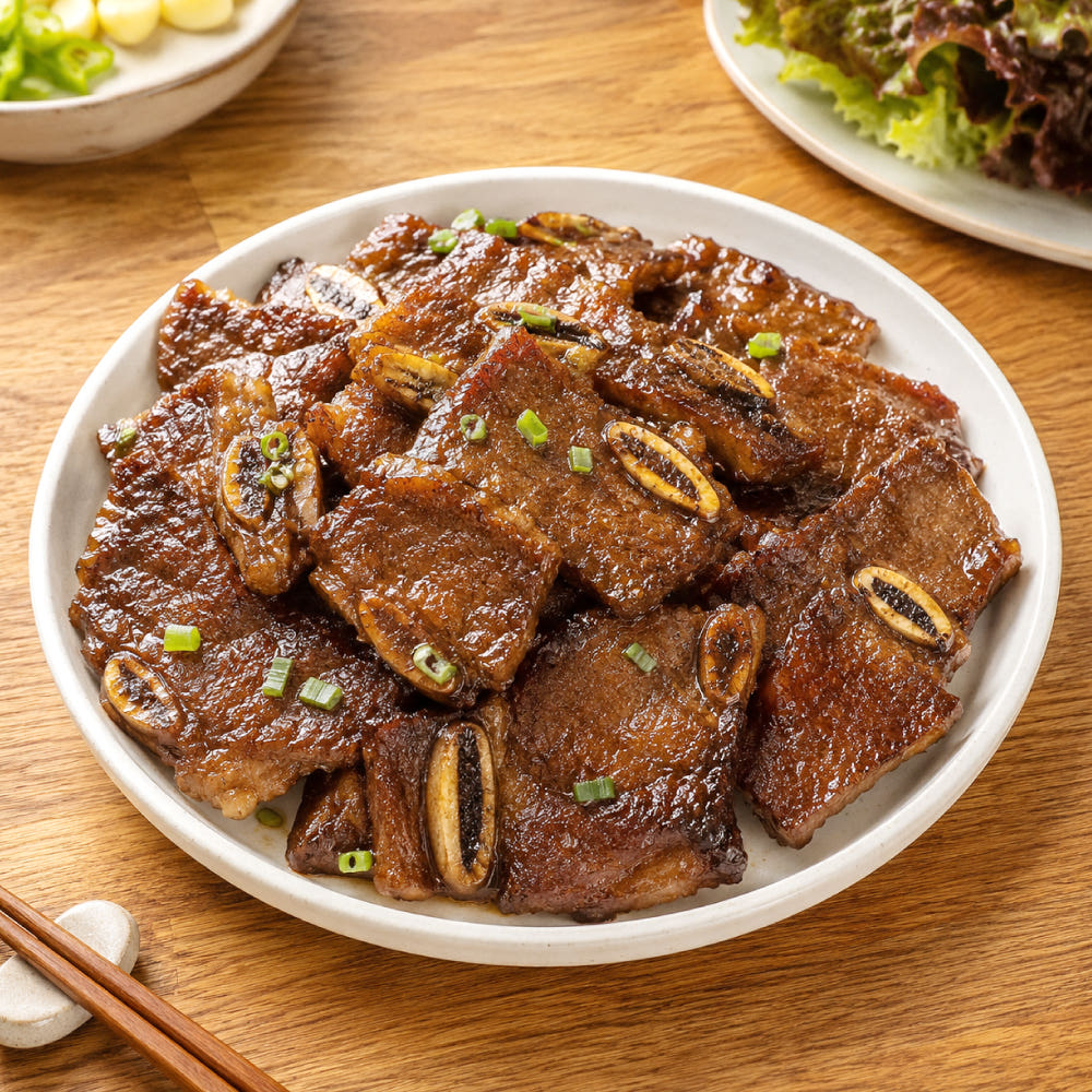 대한민국농수산 양념 LA갈비 1kg 소고기
