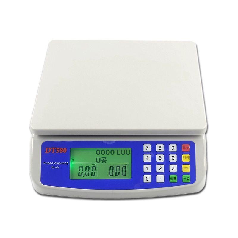 업소용전자저울 30kg 초정밀 디지털저울 과일 생선 식재료 무게측정 주방계량기 - 상품 이미지