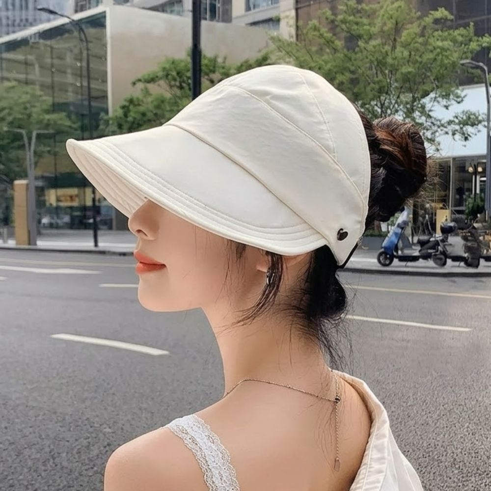 캡보닛햇 햇빛가리는모자 해가림모자 운전썬캡 얼굴가리는 - 상품 이미지