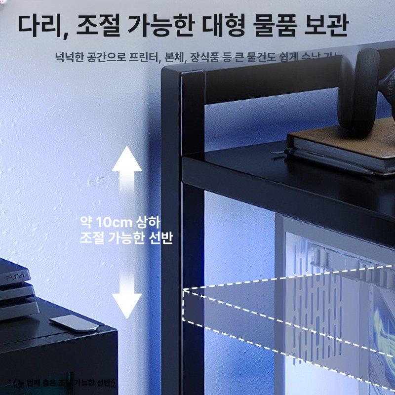 보관함 거치대 홀더 데스크탑선반 바퀴 컴퓨터본체선반 수납 데스크톱 - 상세 이미지 4