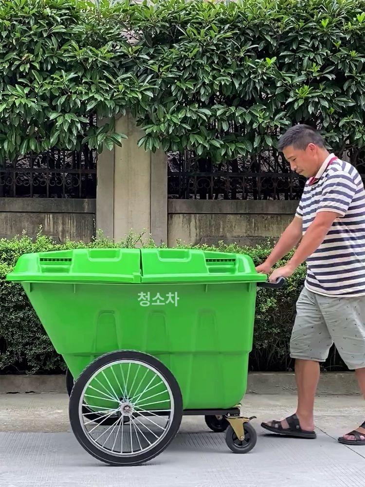 이동식 제설함 모래함 방재용 플라스틱 보관함 자재 적재 도구 주유소용 - 상세 이미지 3