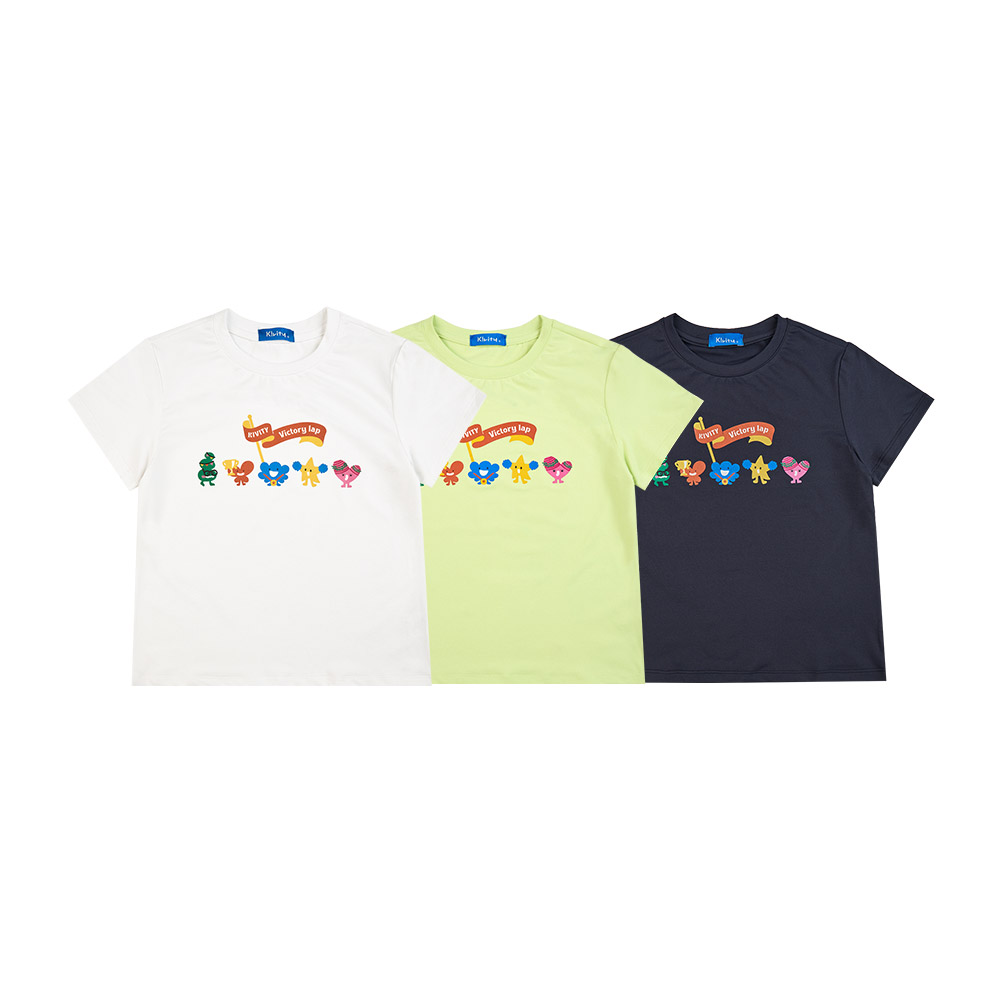 키비티 프렌즈 플래그 티셔츠 3 color