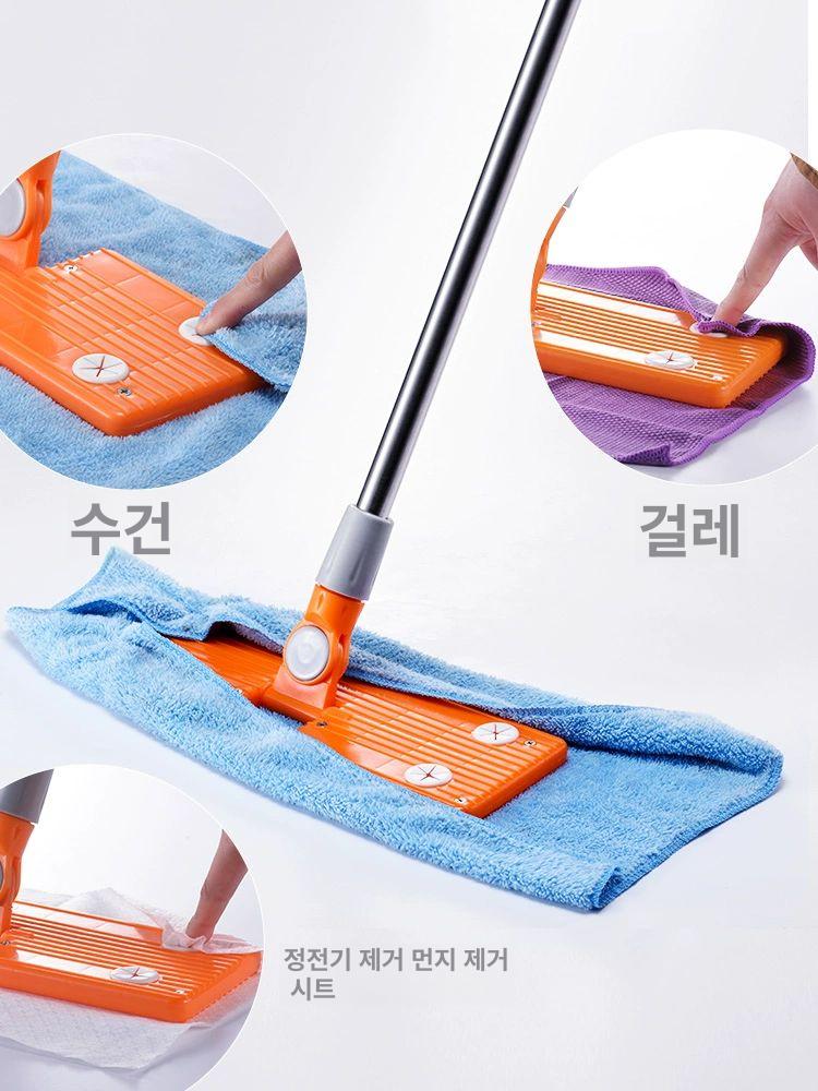 창문청소 긴막대걸레 외벽 연장봉 물밀대 천장청소 브러시 바닥청소용품 - 상세 이미지 4