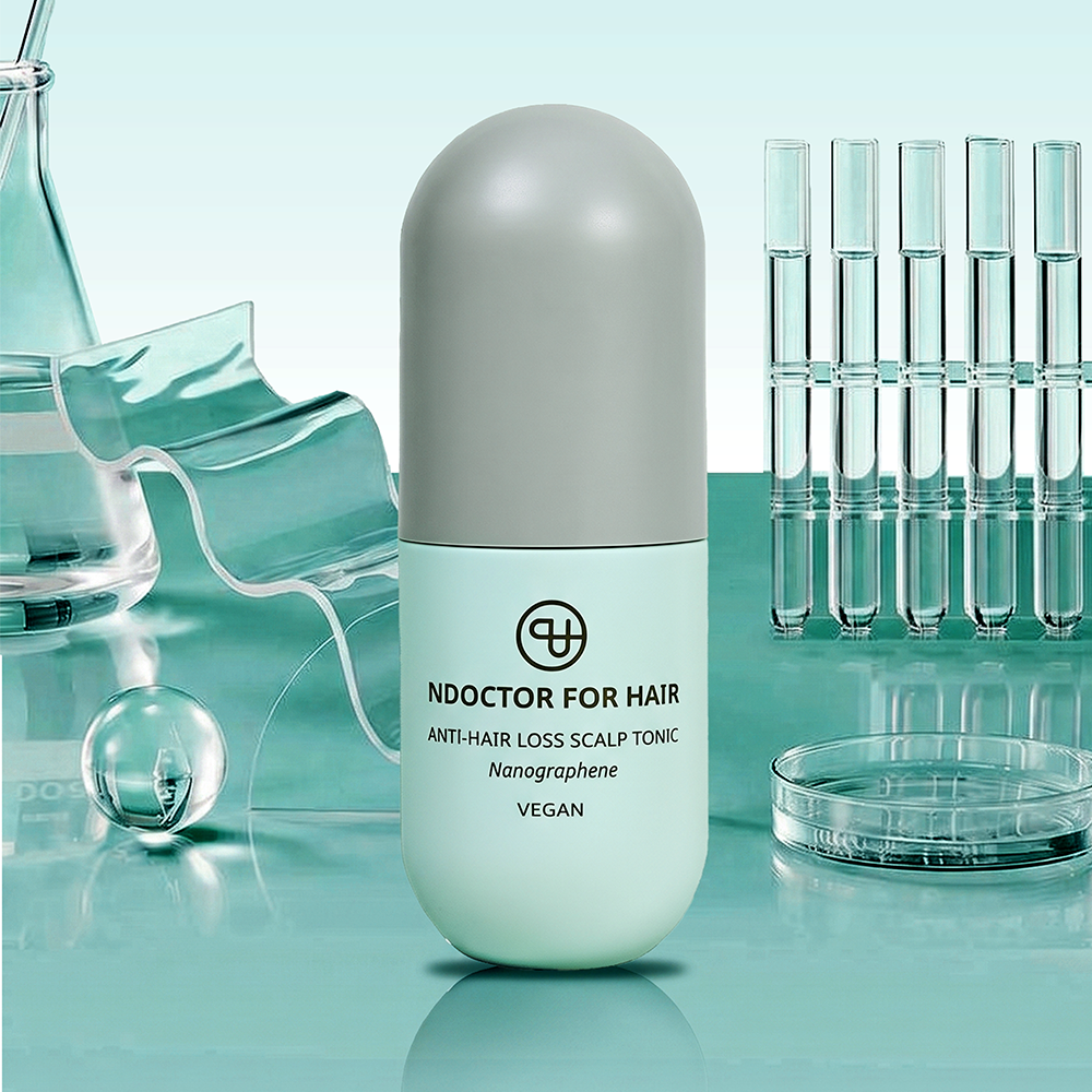 앤닥터 포 헤어 두피 각질 쿨링 탈모 앰플 나노그래핀 헤어토닉 75ml - 상세 이미지 4