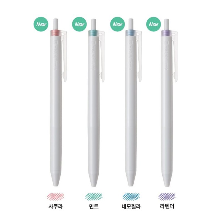 0.4mm 볼펜 3색 1세트 부드러운 필기 쥬스플러스 초극세 펜촉 A세트 이미지 6
