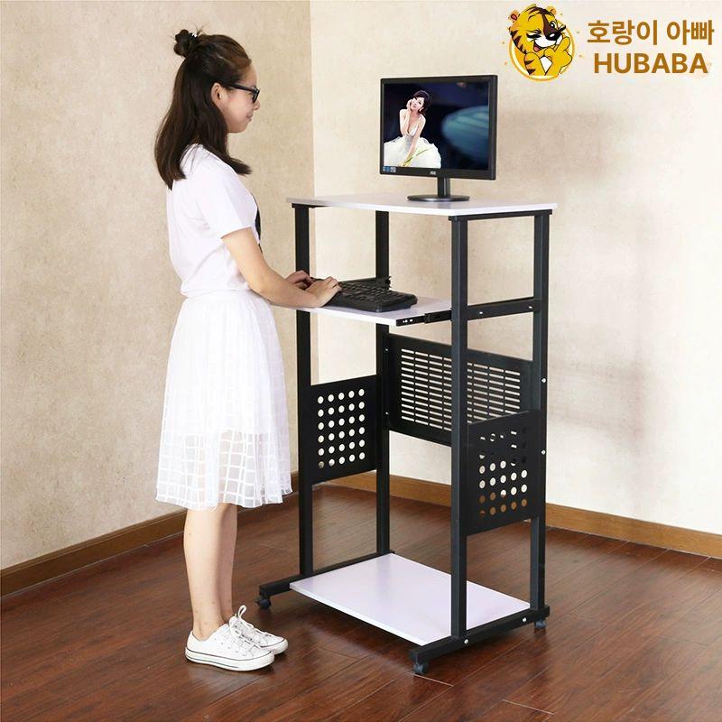 사무실 강의실 이동형 수납 선반 폴딩 테이블 보조 틈새 정리 협탁 칸막이 - 상세 이미지 5