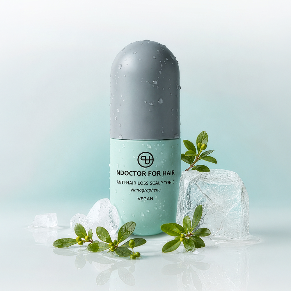 앤닥터 포 헤어 두피 각질 쿨링 탈모 앰플 나노그래핀 헤어토닉 75ml - 상세 이미지 2