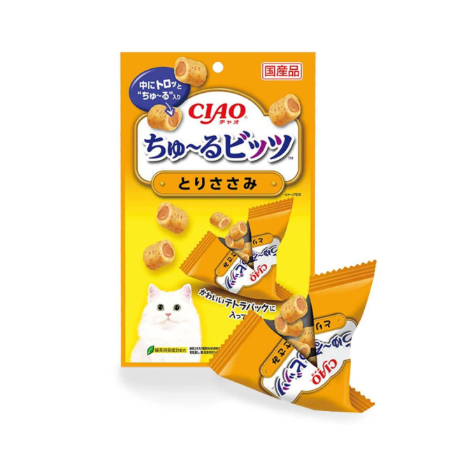 이나바 츄르비츠 CS-174 닭가슴살 12gx3개 고양이 간식 - 상품 이미지