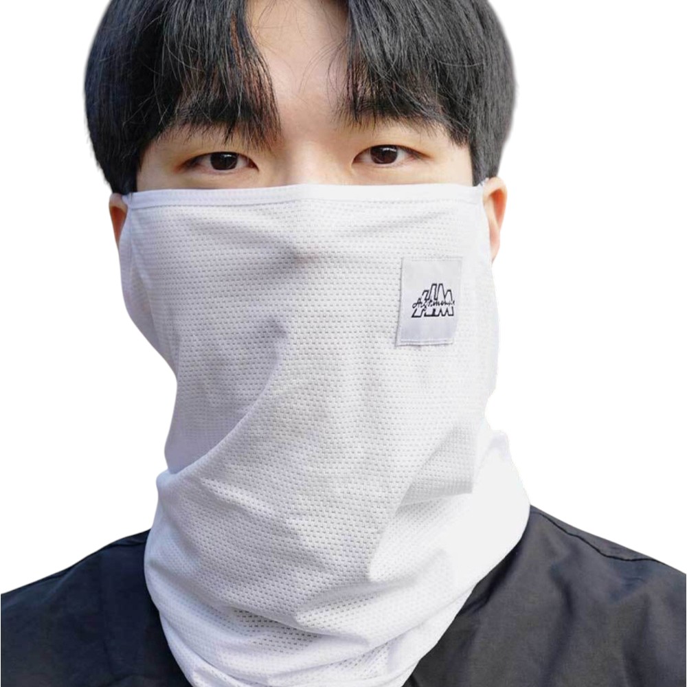 국내산 귀걸이형 메쉬 쿨 넥워머 겸용 스포츠 마스크 남녀공용 이미지 6