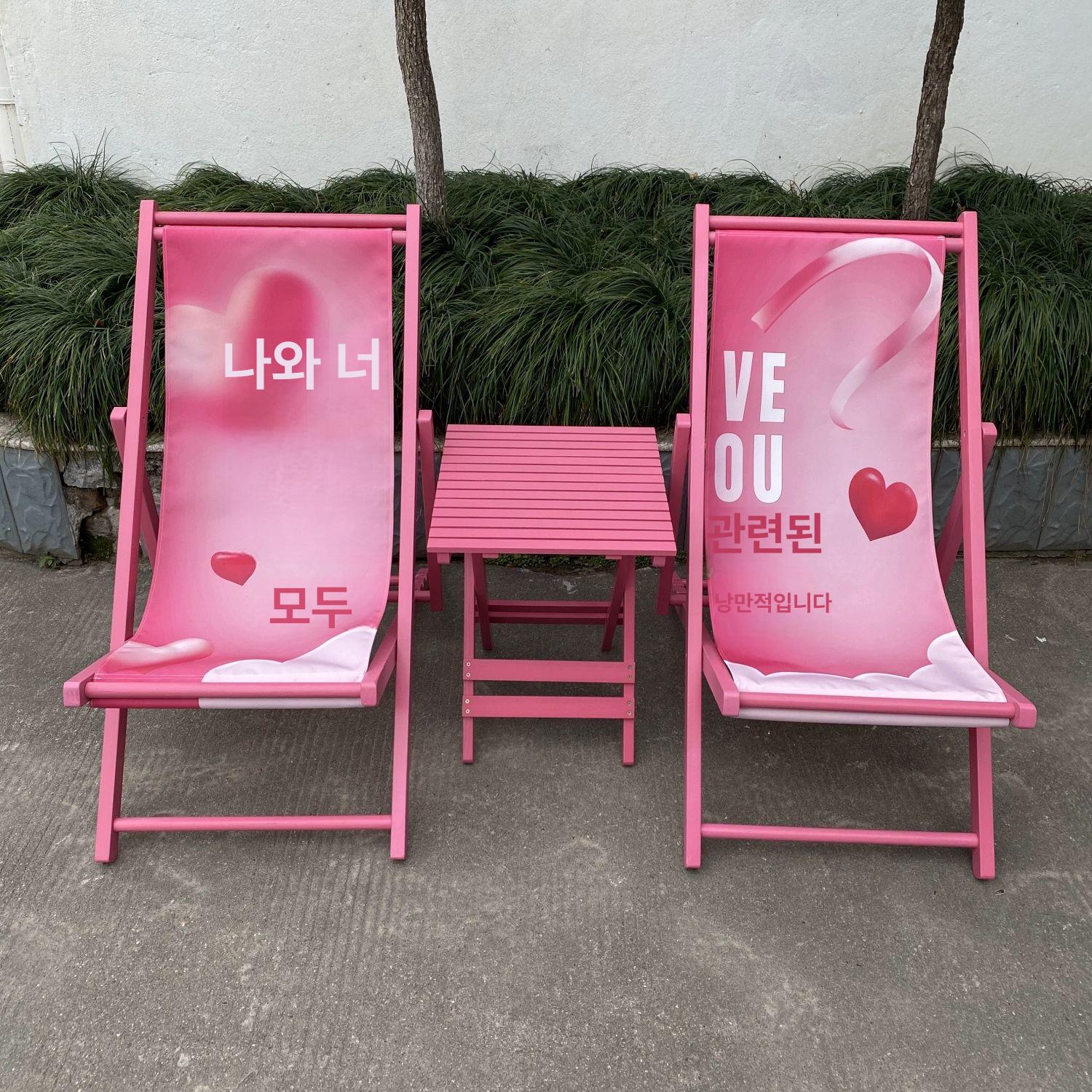 원목 접이식 의자 옥스포드 휴대용 천 휴식용 낮잠 아카시아 간이 폴딩체어 라탄 - 상세 이미지 2