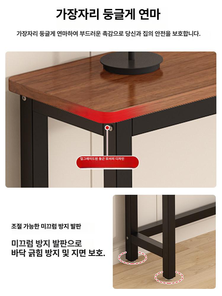 침대 옆 슬림선반 좁은 틈새 수납장 머리맡 침실 거실 베드사이드 화이트 - 상세 이미지 3