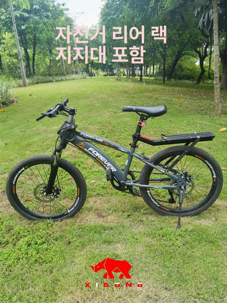 자전거 뒷짐받이 수납백 방수 캐리어 거치대 세트 튼튼한 보관용 뒤바구니 - 상세 이미지 2