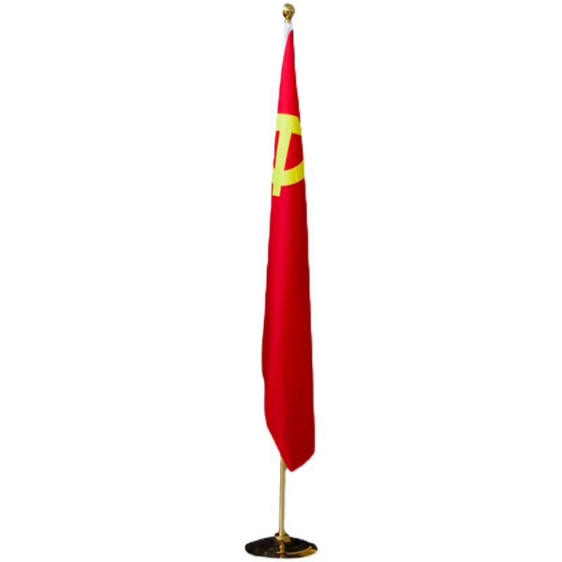 태극기 깃대 홀더 실버 국기 장식 오성홍기 실내용 깃발 스탠드 거치대 - 상세 이미지 5