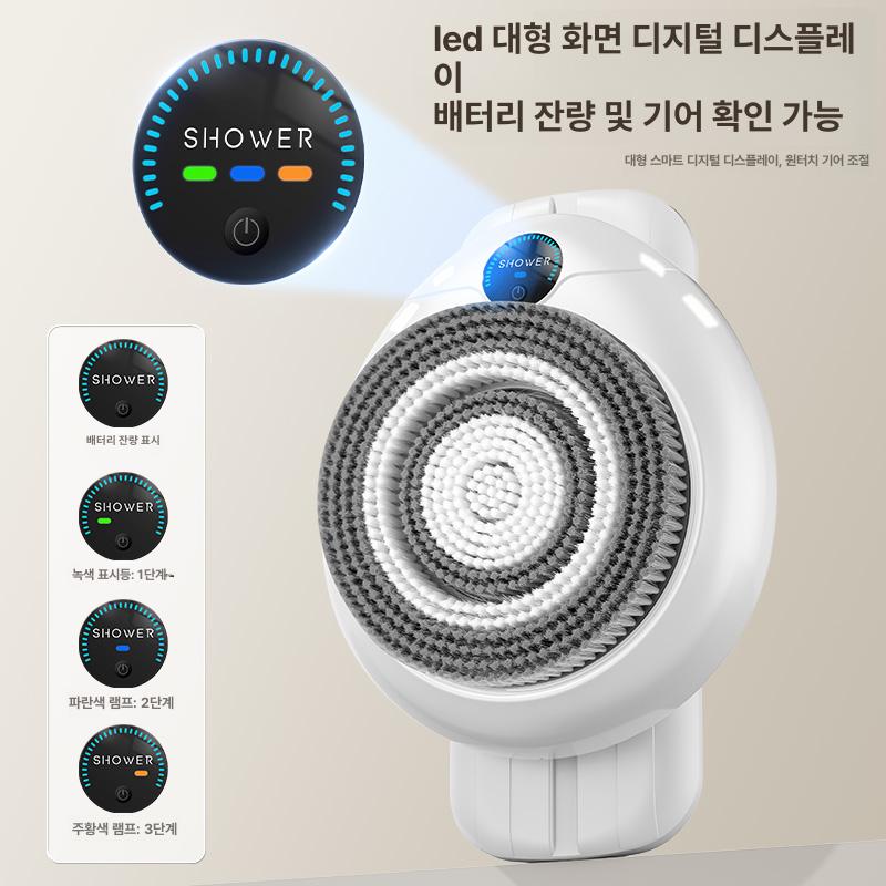목욕브러시 등때밀이 때밀기 셀프 스크러버 등밀이 샤워솔 등솔 욕실용품 바디브러시 - 상세 이미지 3