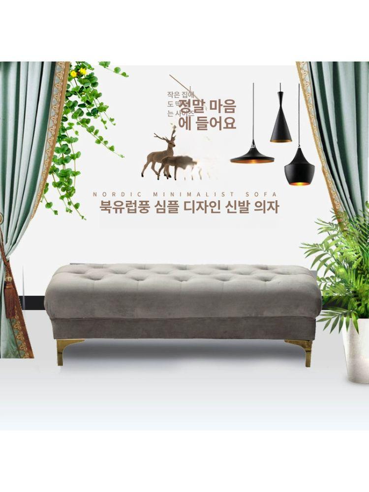 수납 벤치 소파 수납형 60 등받이없는 매장 수납벤치 서랍형 벤치소파 현관 - 상세 이미지 4
