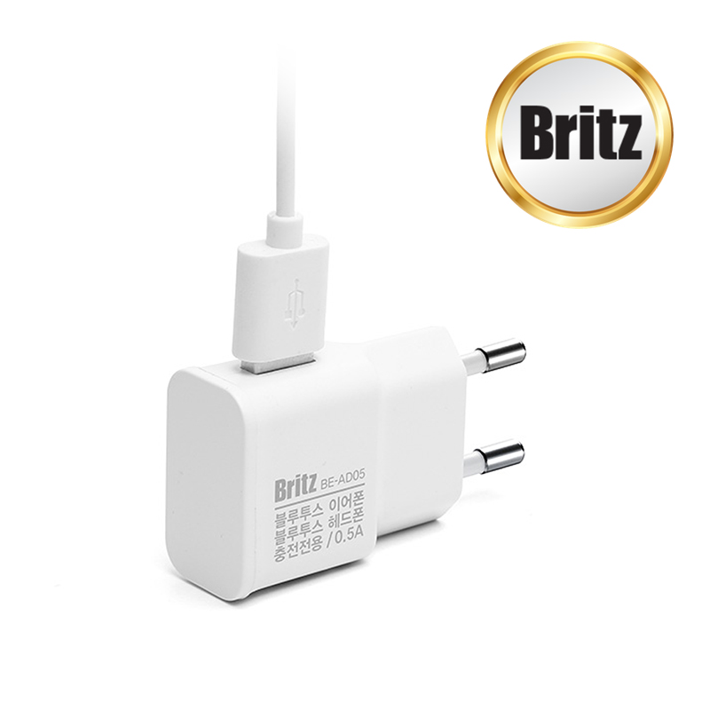 브리츠 블루투스전용 저전력 충전기 어댑터 BE-AD05 (USB - C타입) 0.5A - 상품 이미지