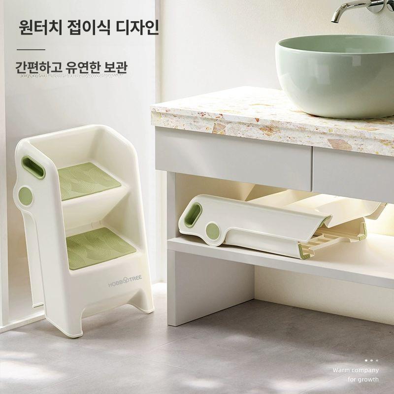 유아 발받침대 주방 싱크대 욕실 발판 계단용 높이조절 의자 스텝 - 상세 이미지 2