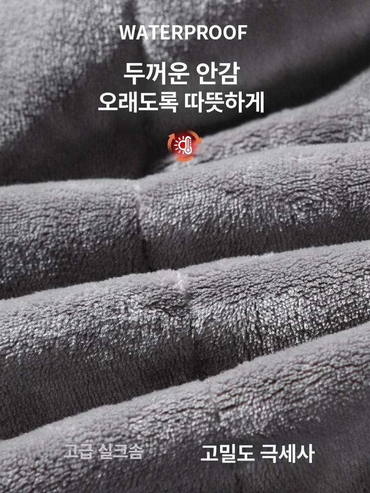 일체형 방한복 바이크 냉동창고 패딩 기모 근무복 겨울작업복 - 상세 이미지 5
