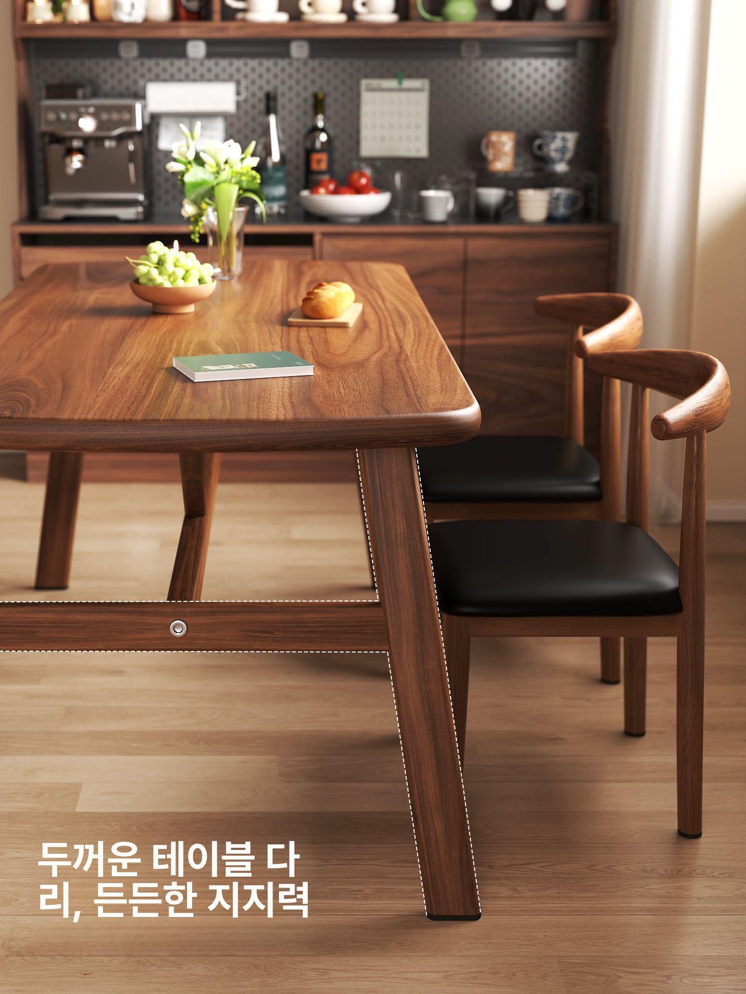 4인 원형 식탁 세트 신혼집 거실 카페 휴게실 사무실 용 세라믹 탁자 인테리어 - 상세 이미지 3