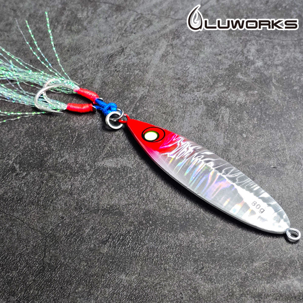 루웍스 LWJ-118 라르고 슬로우지그 참돔 갈치 농어 타이지깅 메탈지그 80g - 상세 이미지 2