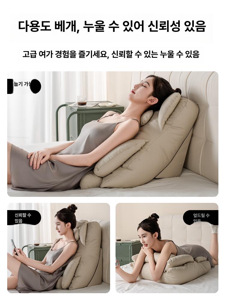 등받이 쿠션 삼각 척추 환자 삼각등쿠션 보호 침대 요추 소파 베개 세모 - 상세 이미지 5