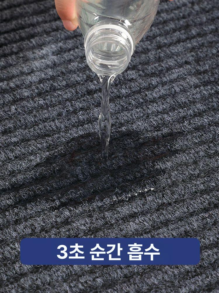 산업용 대형 현관 출입문 매트 방수 방진 깔판 로비 바닥 보호 카펫 - 상세 이미지 4