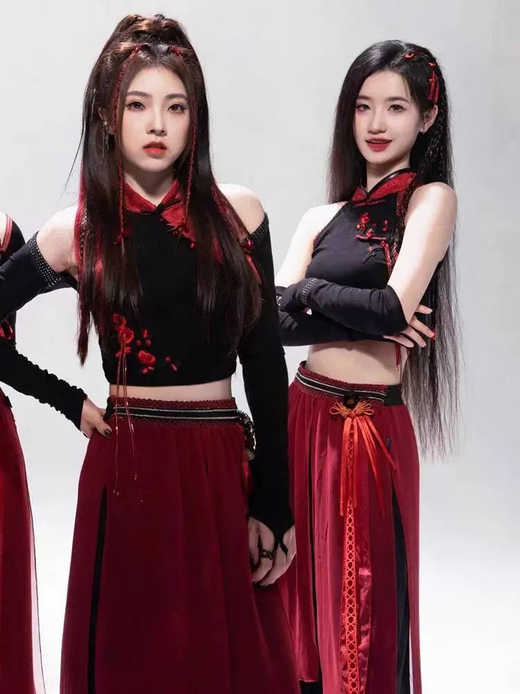 걸그룹 아이돌 무대의상 댄스팀 방송댄스 촬영 의상 댄스 옷 뮤비 - 상세 이미지 3