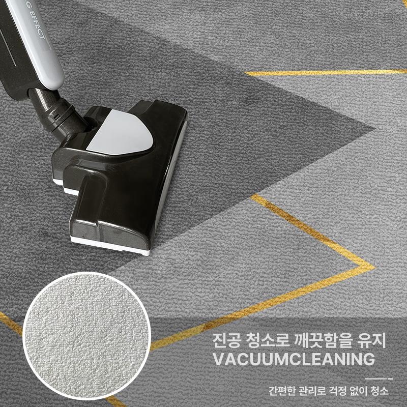 방음 러그 북유럽 모던 거실 침실 대형 카펫 계절용 베드룸 인테리어 매트 - 상세 이미지 5