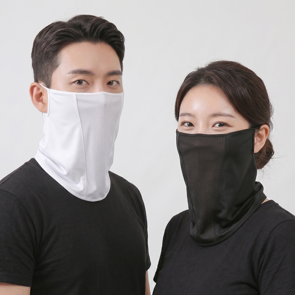 위키드런 자외선차단 마스크 골프 러닝 얼굴 햇빛가리개 자전거 쿨 운동 - 상품 이미지