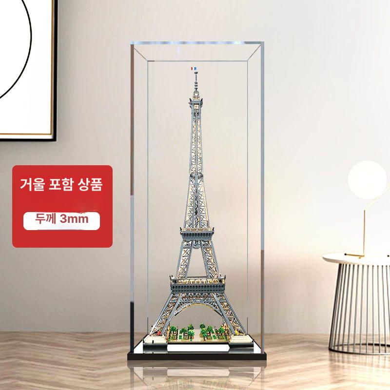레고 에펠탑 아크릴 투명 케이스 피규어 디스플레이 보관함 진열장 수집용 - 상세 이미지 4