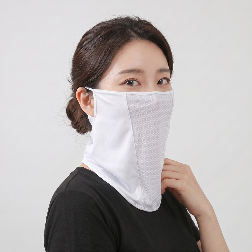 위키드런 자외선차단 마스크 골프 러닝 얼굴 햇빛가리개 자전거 쿨 운동 - 상세 이미지 2