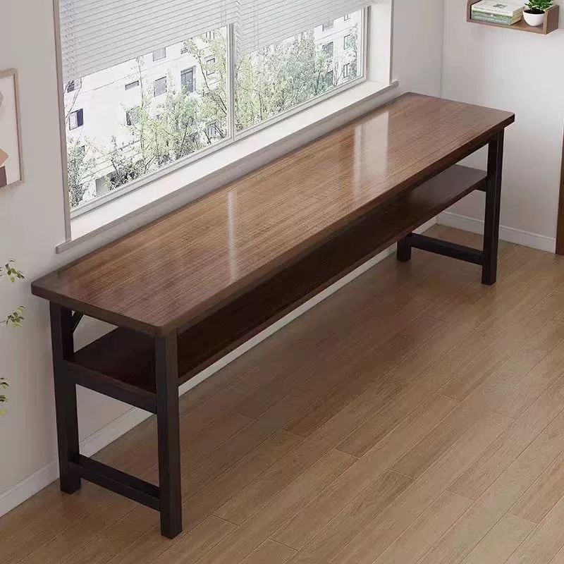 좁은 틈새 책상 슬림 사이드테이블 창가 협탁 간편설치 거실 침실 멀티 책장 - 상품 이미지
