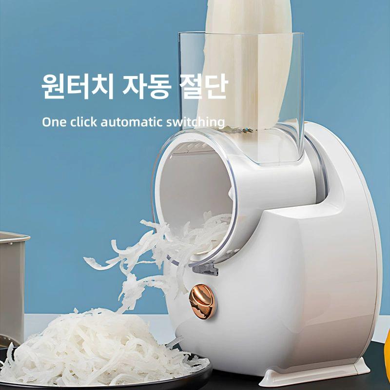 전동 야채슬라이서 당근 양배추 감자 채소 절단기 다목적 채칼 주방용품 - 상세 이미지 4