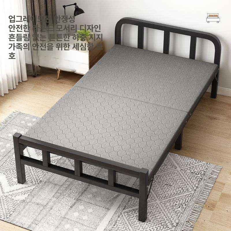게스트 엑스트라베드 임시 간의 호텔간이침대 접는침대 손님용 숙직실 낮잠 두께 폭 - 상세 이미지 2