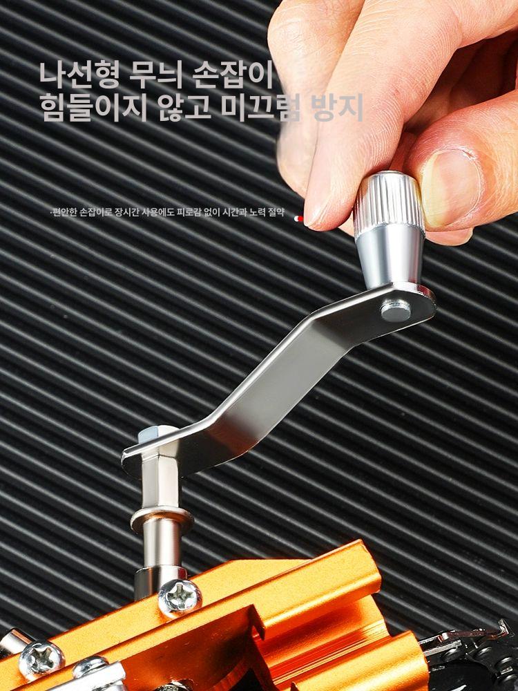 기계톱 전기톱 날 연마기 수동 톱니 연삭 그라인더 손톱 정비 소형 공구 - 상세 이미지 3