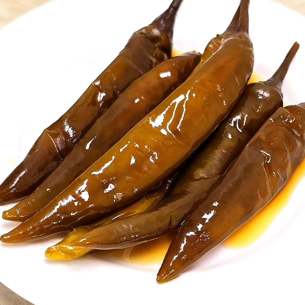 국산 청양고추 장아찌 간장 절임 삭힌 가정용 대용량 업소용 국내산 도매 500g, 1개 - 상품 이미지