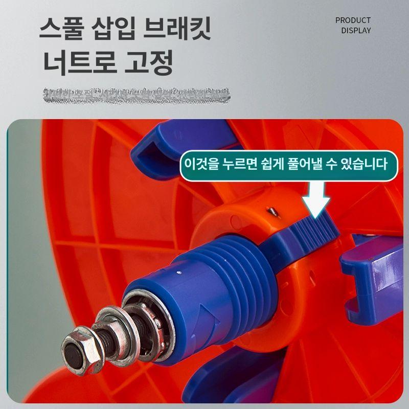 회전대 전선폴링기 권취기 거치대 릴 감개 드럼 포설기 방지 케이블포설 풀링기 - 상세 이미지 5