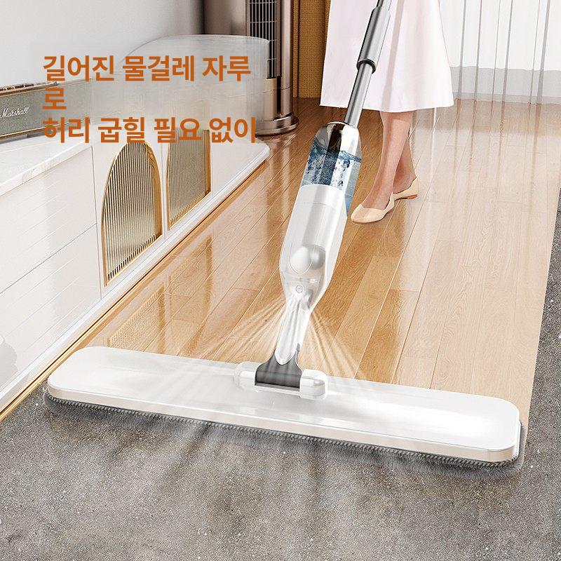극세사 물걸레 패드 양면 회전식 막대 바닥 청소용품 부직포 빠른 물기제거 - 상세 이미지 5