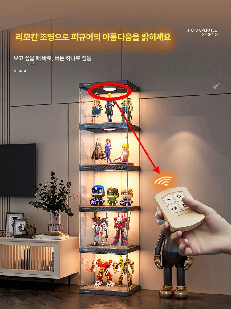 레고 장식장 아크릴 투명 수집 피규어 진열 케이스 보관함 아크릴케이스 - 상세 이미지 4