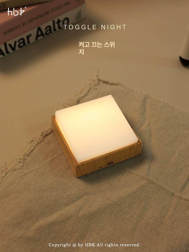 감성 무드등 수면유도 달 모양 충전식 침실조명 타이머 밝기조절 집들이선물 - 상세 이미지 2