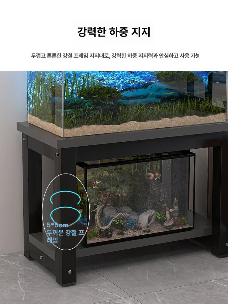 스마트 미니 선반 렌지대 하부장 소형 낮은 원룸 인테리어 협탁 철제 원목 수납장 소품 - 상세 이미지 3