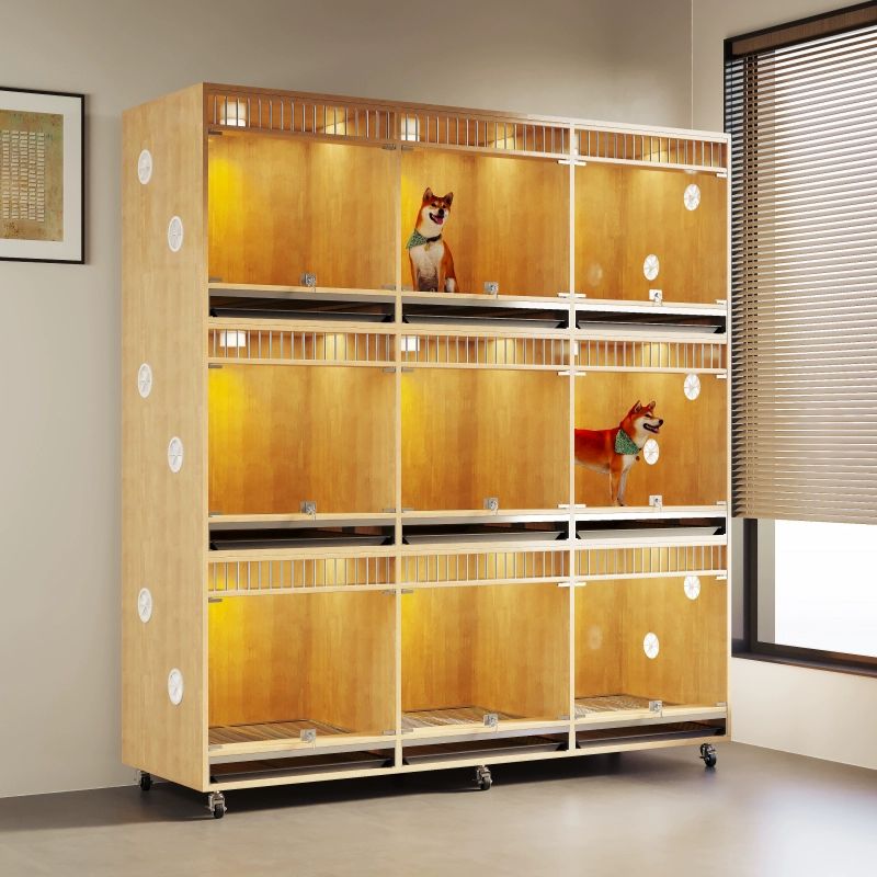 원목 펫하우스 대형 견사 방음 울타리 애완동물 사육장 고양이 집 - 상세 이미지 4